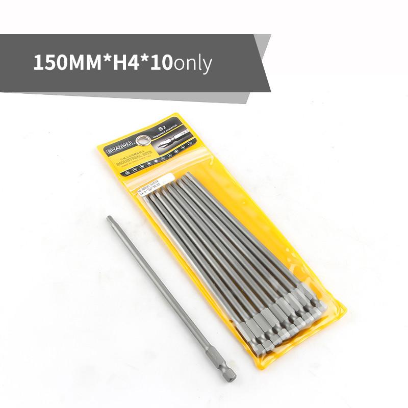 150mm Length Screwdriver Drill Bit Sets S2 Steel Screw Driver Bits Hex Magnetic 1/4"Hand Repair Kits Tools