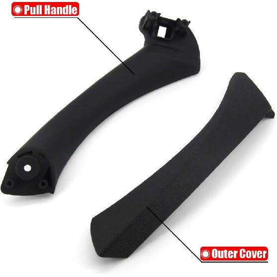 Inner Door Panel Handle and Door Pull Outer Trim Cover 1 Rear Left 2 Front Rear