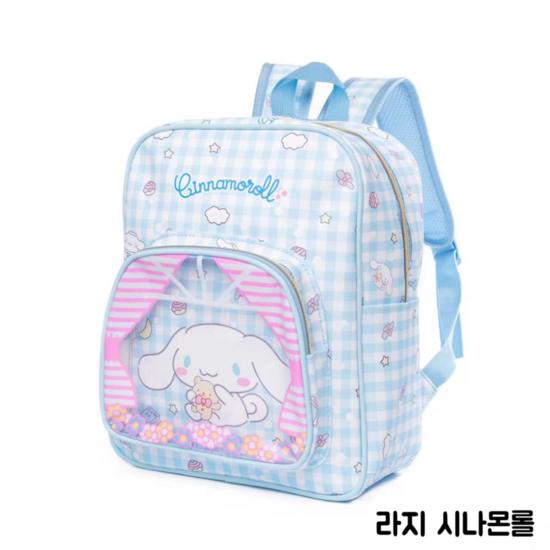 Cinnamoroll Kuromi My Melody Cartoon Backpack School Bag Sanrio New Semester Elementary School School Bag Picnic Bag