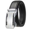 1Pcs Fashion Automatic Buckle Belt, Men'S Belt, Two-Layer Cowhide, Belt Belt Ly36-35409-1