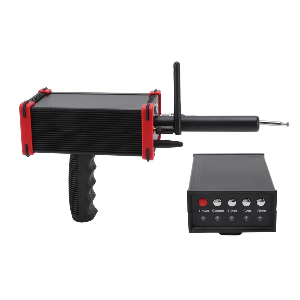 1000 Meters Range Metal Locator Underground 15m Depth Red Metal Detection Finder for Treasures US