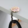 1Pc Tote Bag Table Hanger Hook Rack Wallet Hanger Nice Rose Pattern Folding Bag Tote