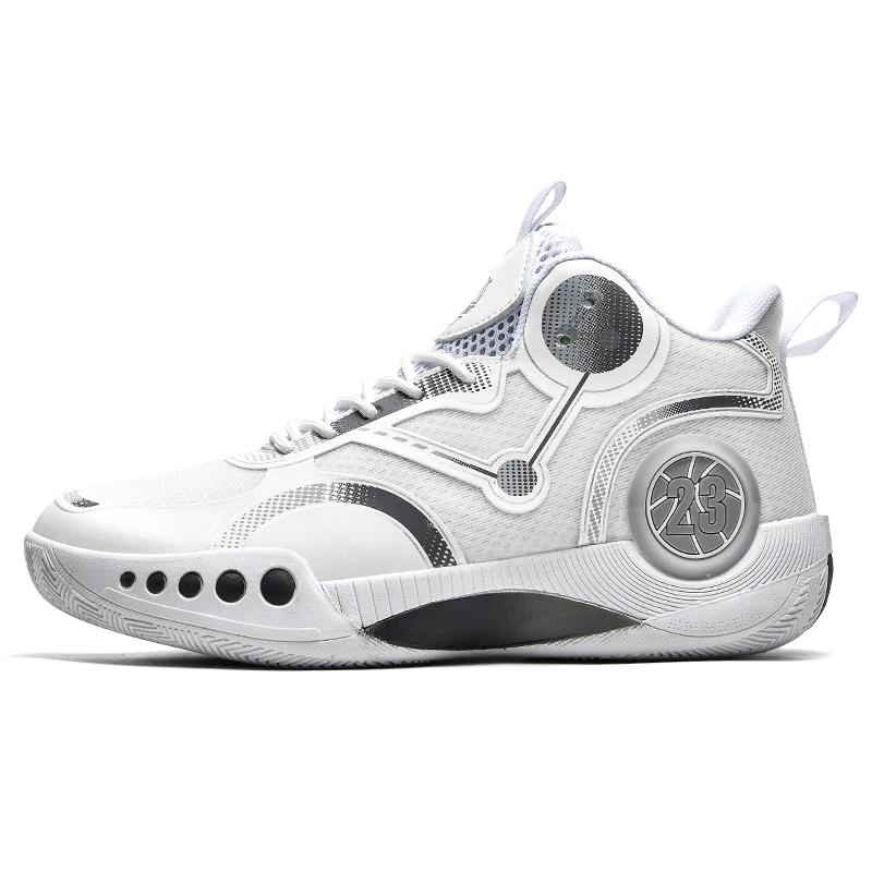 Модные новые баскетбольные кроссовки для мужчин, уличные, нескользящие, полевые, мужские, амортизированные, баскетбольные ботинки, тренировочные, брендовые, удобные, женские, теннисные кроссовки