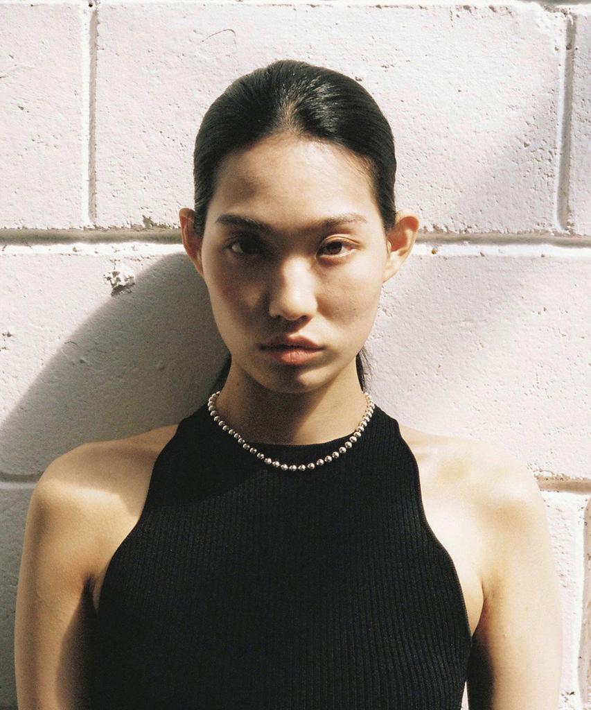 Kodo Black Knot Ball Necklace