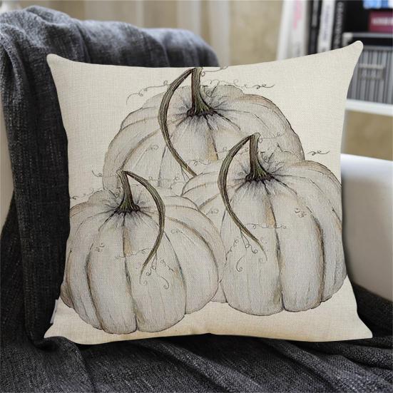 Осенний декор наволочка мягкая износостойкая не выцветающая квадратная наволочка с тыквой на День благодарения в фермерском доме наволочка
