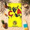 Club America (1) Theme Beach Towel Sand Resistant Soft And Comfortable Suitable For The Pool Camping Yoga And Diving A Travel Essential