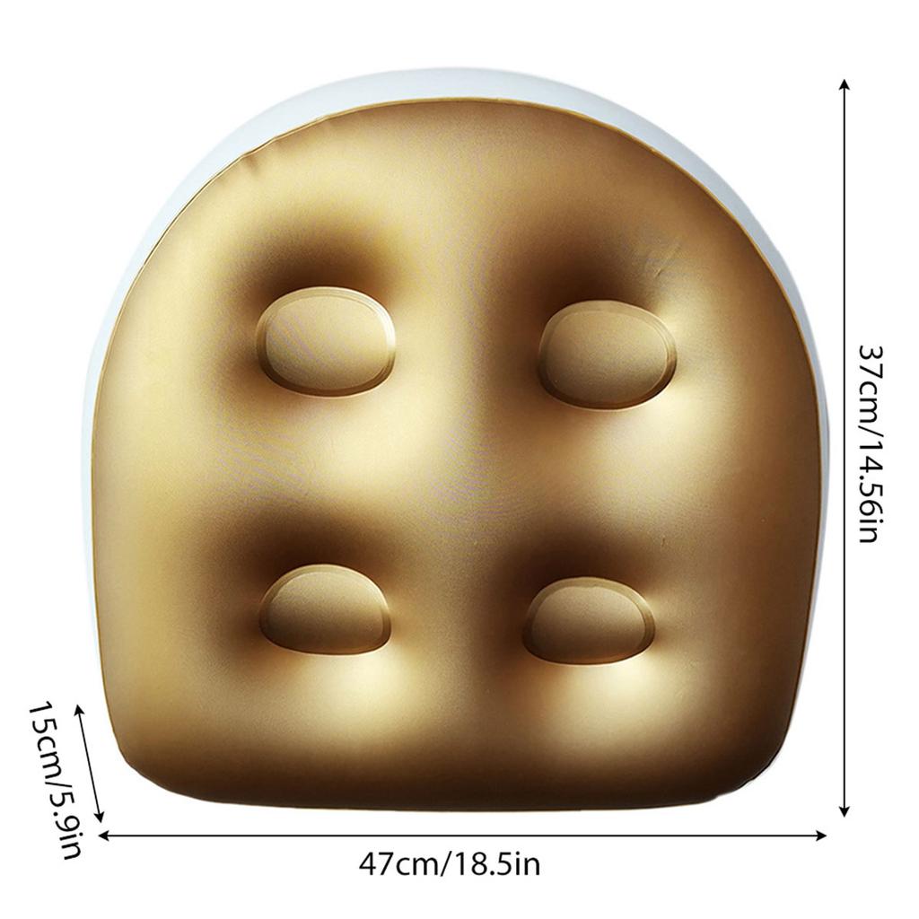 Подушка-бустер для джакузи и спа, сиденье для спа и джакузи, коврик для ванны и спа, надувная и наполняемая водой подушка двойного назначения с массажем