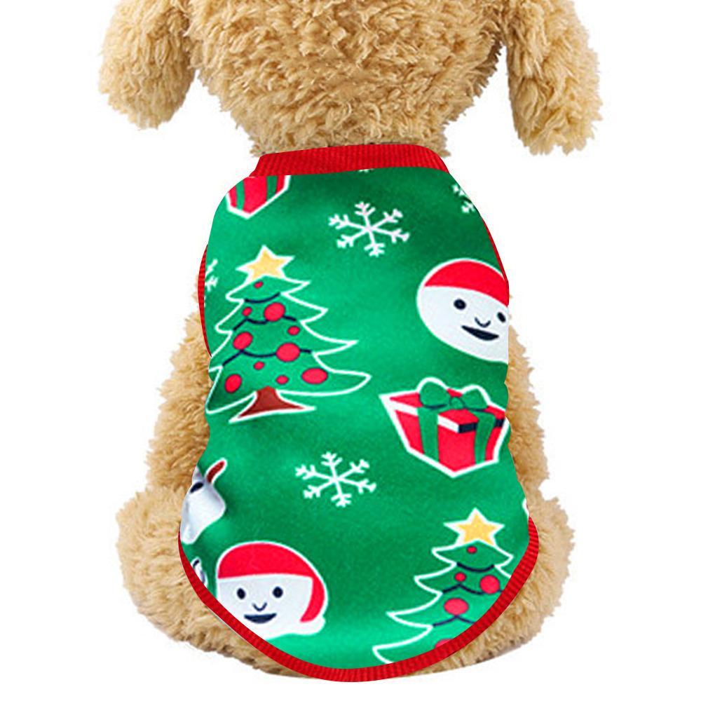 Christmas Dog Clothes Cotton Pet Clothing Hoodies For Small Dogs Cats Vest Shirt Puppy Dog Costume Kitten Outfit Dogs Gift