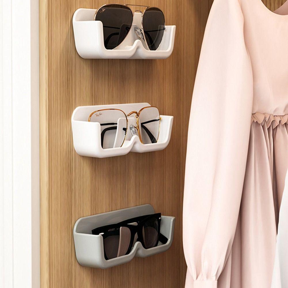 Punch-free Sunglasses Storage Holder Plastic Myopia Glasses Display Rack Bedroom