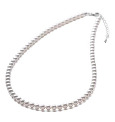 Ожерелье Baby Pearl Ожерелье Grand Premium Pearl 38 см 5 мм Белый x Золото [VOTRE COUTURE] Женское