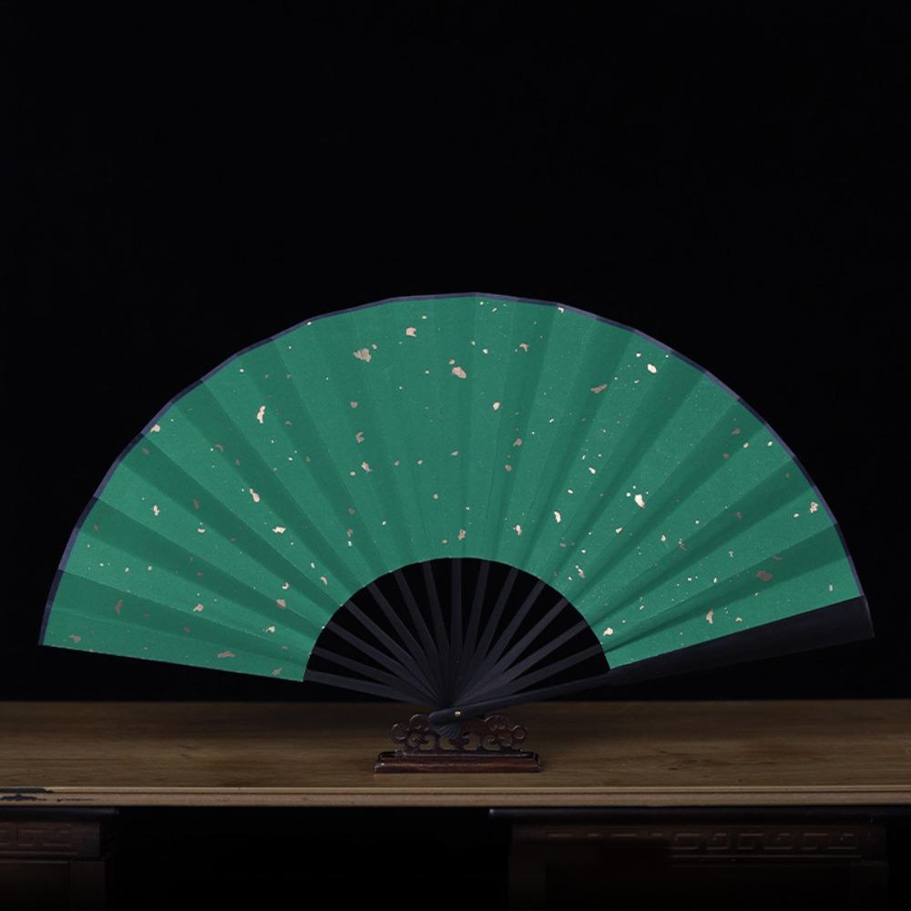 Handwritten Calligraphy Bamboo Folding Fan Antique Style Hand Fan Dance Fan Calligraphy Painting