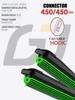Бескаркасные дворники 18"+18" с креплением J-Hook, тихие 11-слойные резиновые лезвия для бюджетных автомобилей Daewoo Ravon Tagaz Lifan