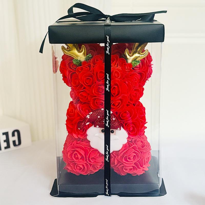 Handmade DIY Preserved Rose Bear: Creative Valentine's & Birthday Gift