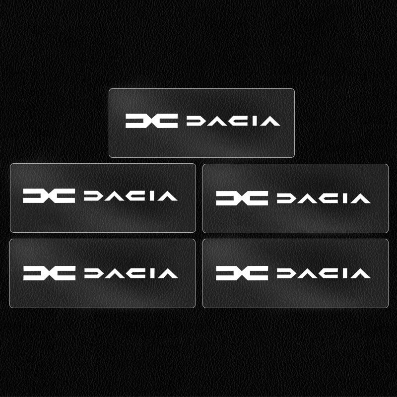 BGS1 5/10pcs Car Interior Sticker Central Control Decals Emblem Styling For Dacia Duster Logan Sandero Stepway Dokker Mcv Largus 1300