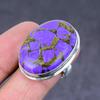 Copper Charoite Handmade 925 Sterling Silver Gift Jewelry Ring Size 9 h4G00