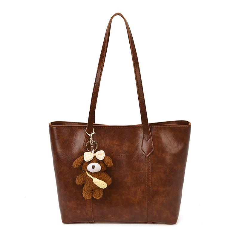 Вместительная сумка-тоут для поездок на работу, женская, новая модная модель 2025 года, осенне-зимняя, универсальная, с высоким чувством стиля, для выхода в свет, на плечо