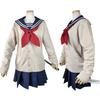 Костюм для косплея «My Hero Academy» на Хэллоуин, аниме Boku No Hero Academia Himiko Toga JK, униформа, свитер, пальто, парик, костюмы