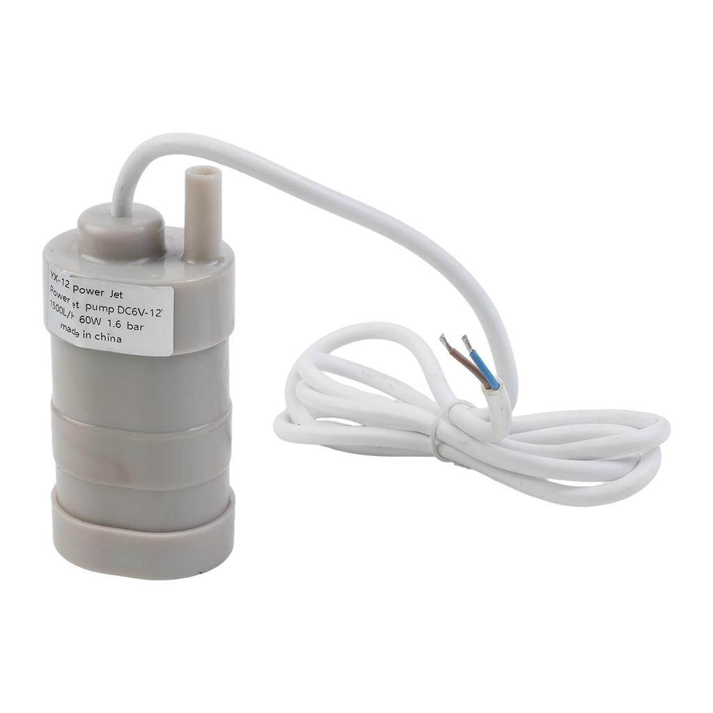 Погружной прудовый насос DC 12V Решение с высокой скоростью потока 1500 л/ч Подходит для приложений научных исследований