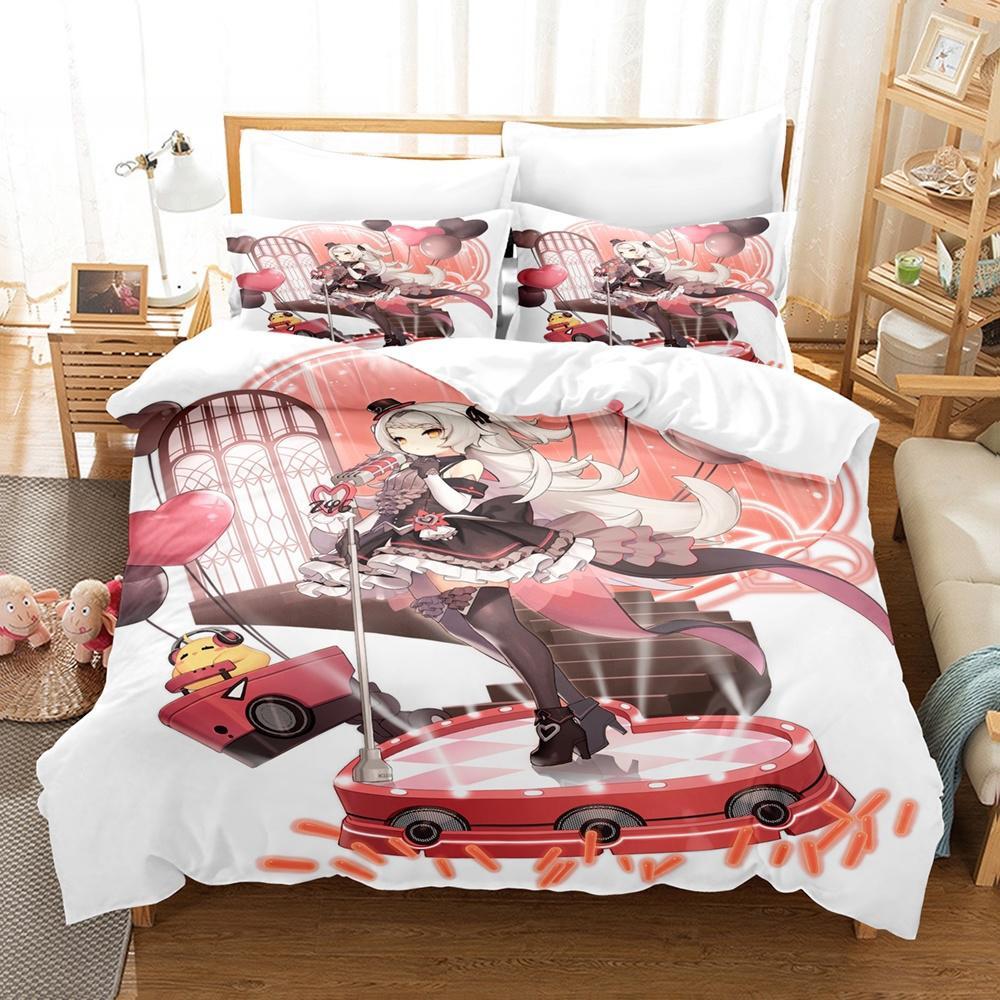 3d Print Anime Kawaii Girl Azur Lane Bedding Set Single Twin Full Queen King Size Bed Set Adult Kid Bedroom Duvet Cover Sets