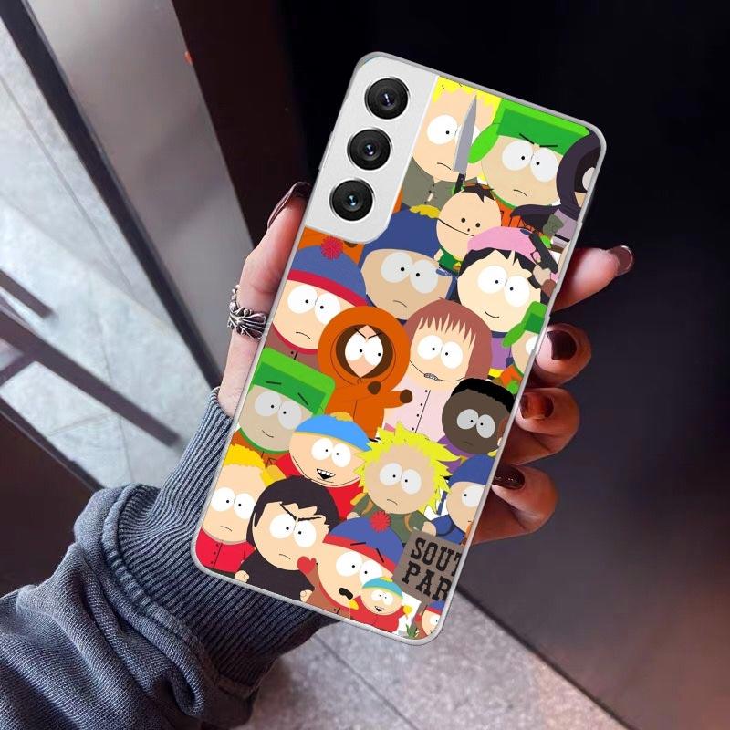 Cartoon S-South P-Parkes Phone Case For Samsung Galaxy S26 S25 Edge S24 S23 Ultra S22 Plus S21 S20 FE Soft TPU Back Cover Funda