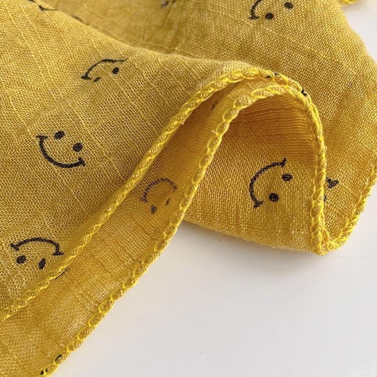 Cute Cotton And Linen Children'S Scarves Thin Silk Scarves For Boys And Girls Small Square Scarves For Babies Triangular Drool Bibs For Babies