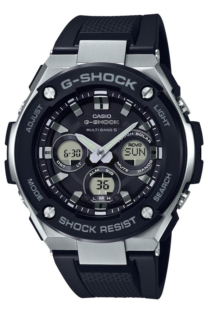 Casio Solar Watch Black G-Shock G-STEEL Radio-Controlled GST-W300-1AJF Men's