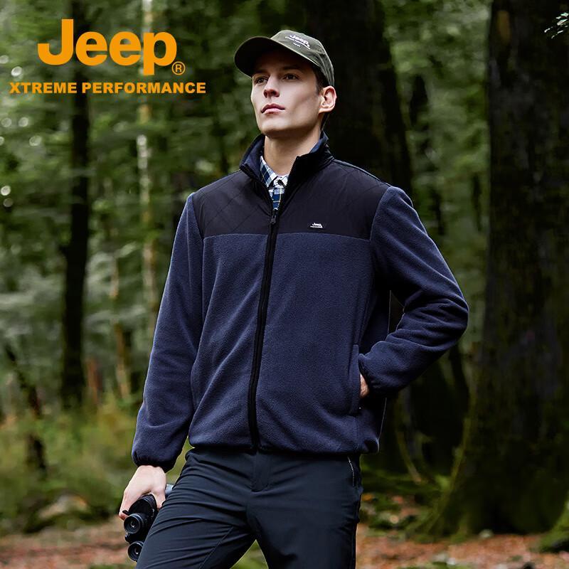 Jeep Мужская ветрозащитная водонепроницаемая куртка на флисовой подкладке для активного отдыха
