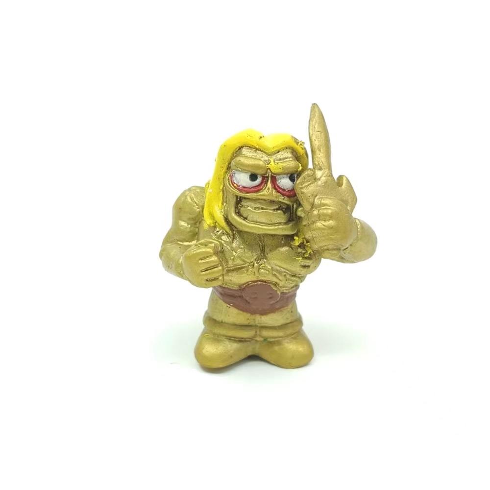 Original Zomlings ULTRA Rare GOLD Silver Superzings Styles PVC Action Figures Limited Collection Spanish Toy Boys Birthday Gift