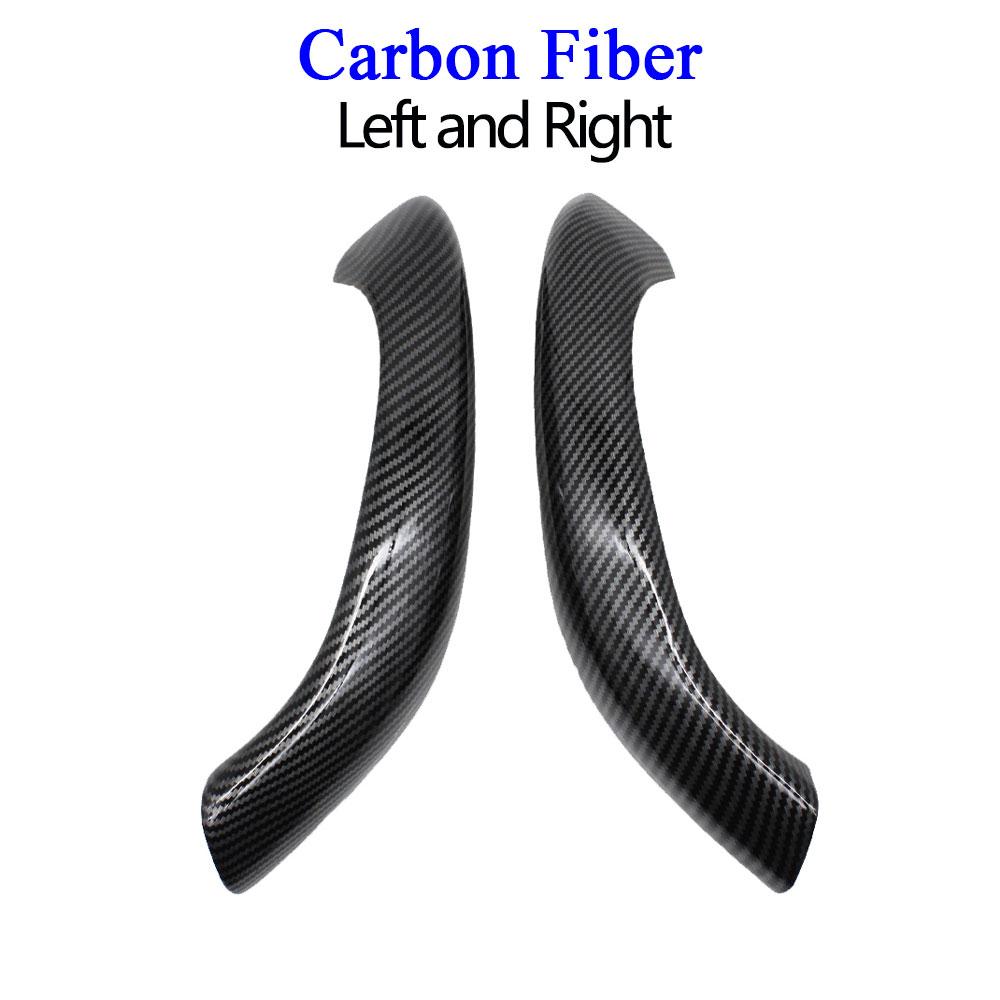 LHD RHD Внутренняя дверь автомобиля Черный Бежевый Карбон Левая и правая ручка Наружная крышка Замена накладки для BMW X1 X2 F48 F49