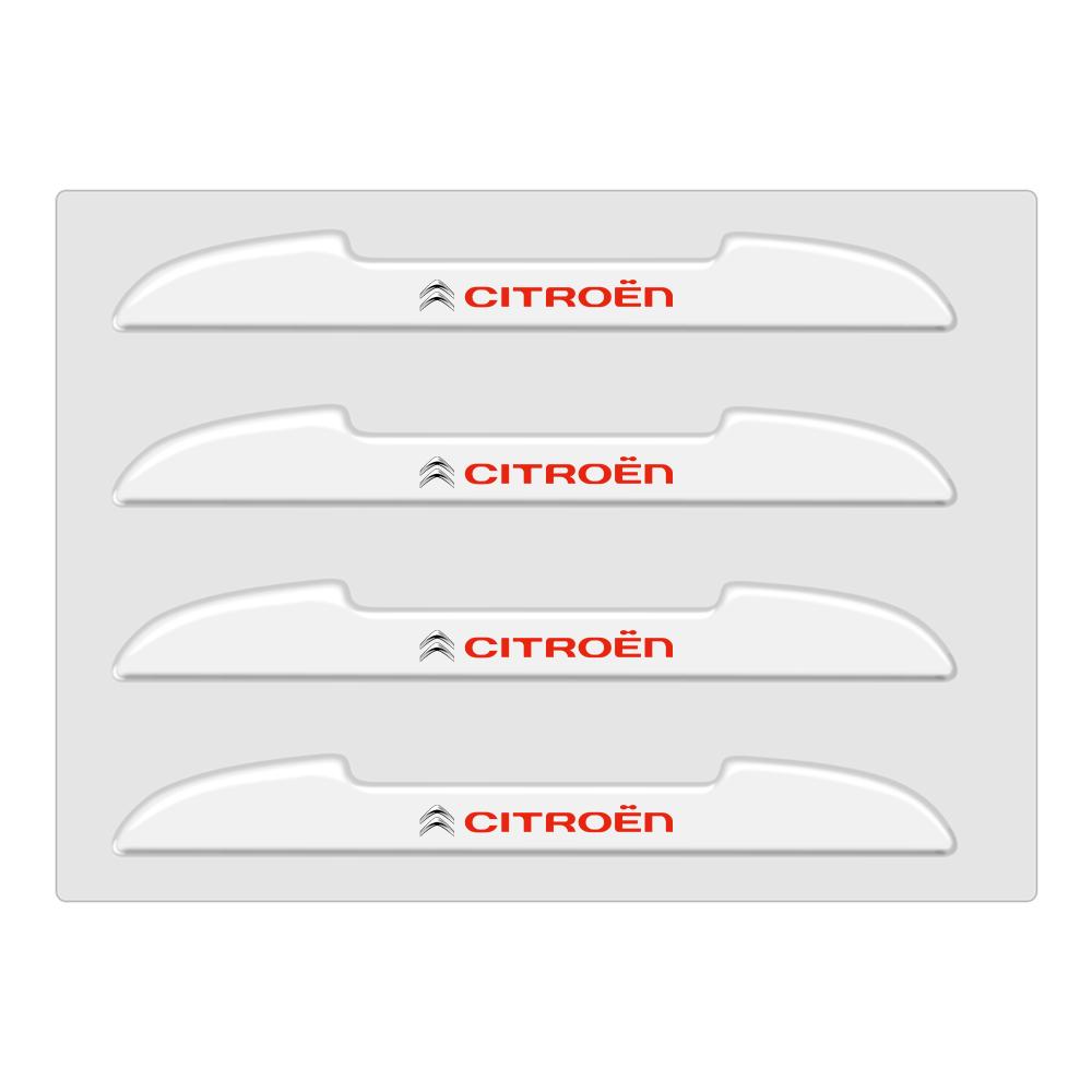 YKGBU1 4Pcs Bumper Anti-collision Strip Car Door Anti-Scratch Stickers For Citroen C1 C2 Grand C4 Picasso C4L VTS C-ELYSEE DS C3 C5 C6