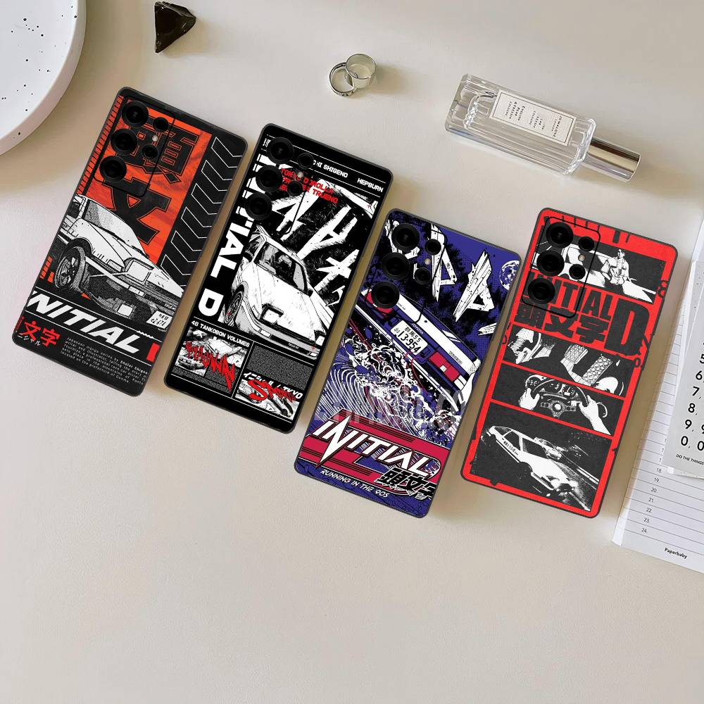 Аниме про гонки Initial D Чехол для телефона для Samsung S 24 Fe 25 Ultra Plus 20 Lite 21 30 22 23 24 22 Ultra 5G Fundas