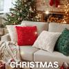 Christmas Tree Pillow Covers Golden Light String Cushion Case New Pillow Cases for Xmas Party