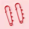 2/5Pcs Colorful 3 Holes Pins Brooch for DIY Making Decorations Clothing Fixator Supplies Accessories
