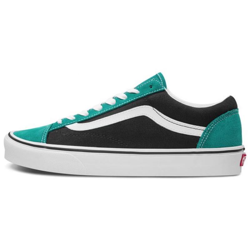 Vans Стиль 36 Винтажная замша 'Tidepool Black' Vans VN0A3DZ3XMR