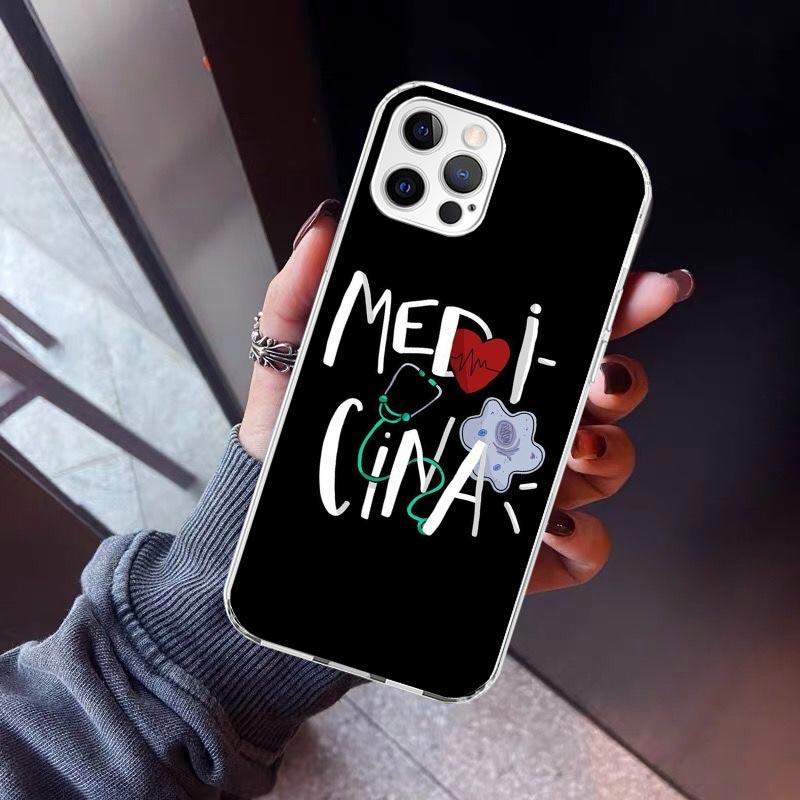 Медицинский спасательный чехол для телефона EMT EMS для iPhone 17 Air 11 13 Mini 14 15 Plus 16 12 Pro Max 16E SE 7 8 с рисунком, мягкая задняя крышка из ТПУ