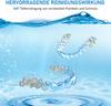 Ультразвуковое чистящее устройство, 42000 Гц Стоматологический контейнер, 4-ламповый УФ-очиститель для стоматологической дуги, брекетов, ретейнера, зубных протезов, элайнера, протезов, ювелирных изделий