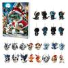 Acrylic Dragon Hanging Ornaments Advent Calendars 2026, 24 Days Christmas Countdown Calendar with to Ornaments, Collectible Pendants for Kids, Adults