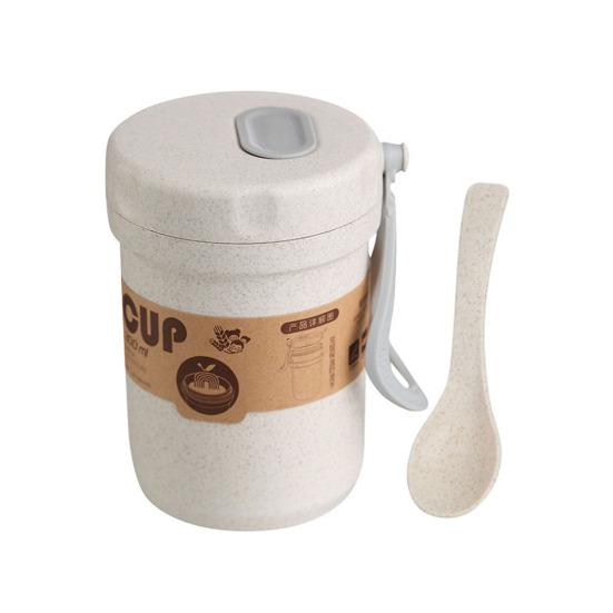 300 мл пластиковая герметичная соломинка для супа, завтрака, каши, обеда, рабочая коробка, контейнер