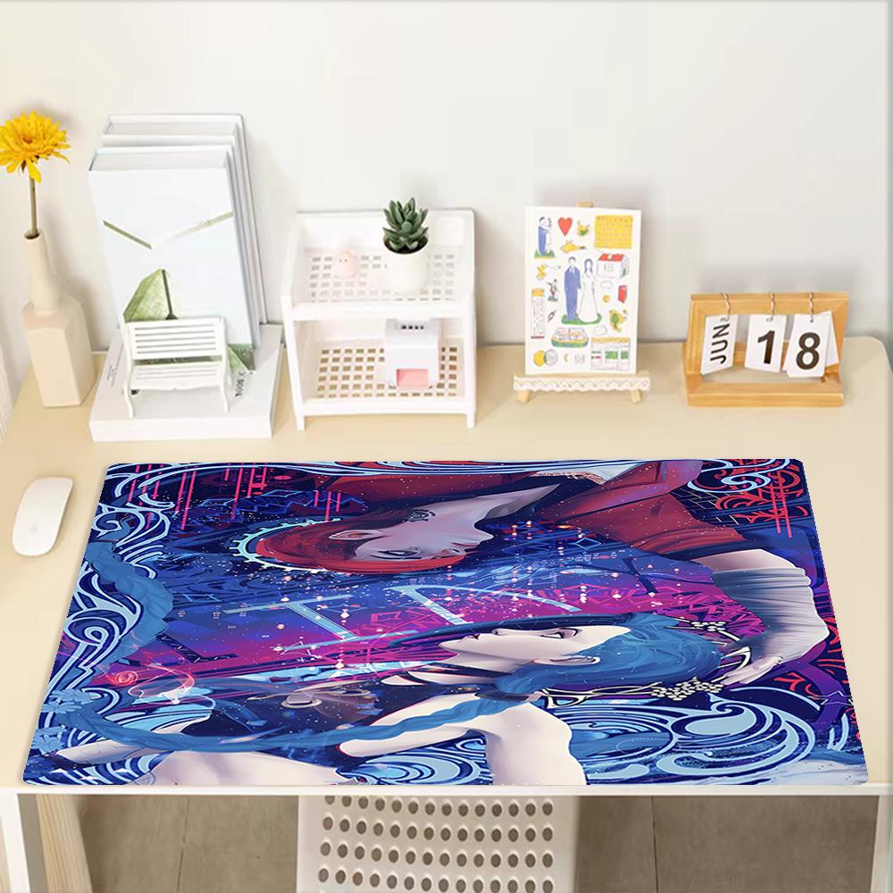 Jinx Theme Mouse Pad, Non Slip Rubber Base, Multifunctional Office & Home Decor, Perfect for Workspace Personalization.