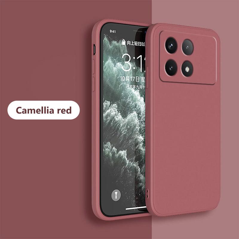 Для Poco X6 X 6 Pro Pocox6 Pro Чехол квадратный жидкий силиконовый мягкий чехол для Xiaomi Poco X6 X 6 Pro Pocox6 Pro 5G чехол для телефона