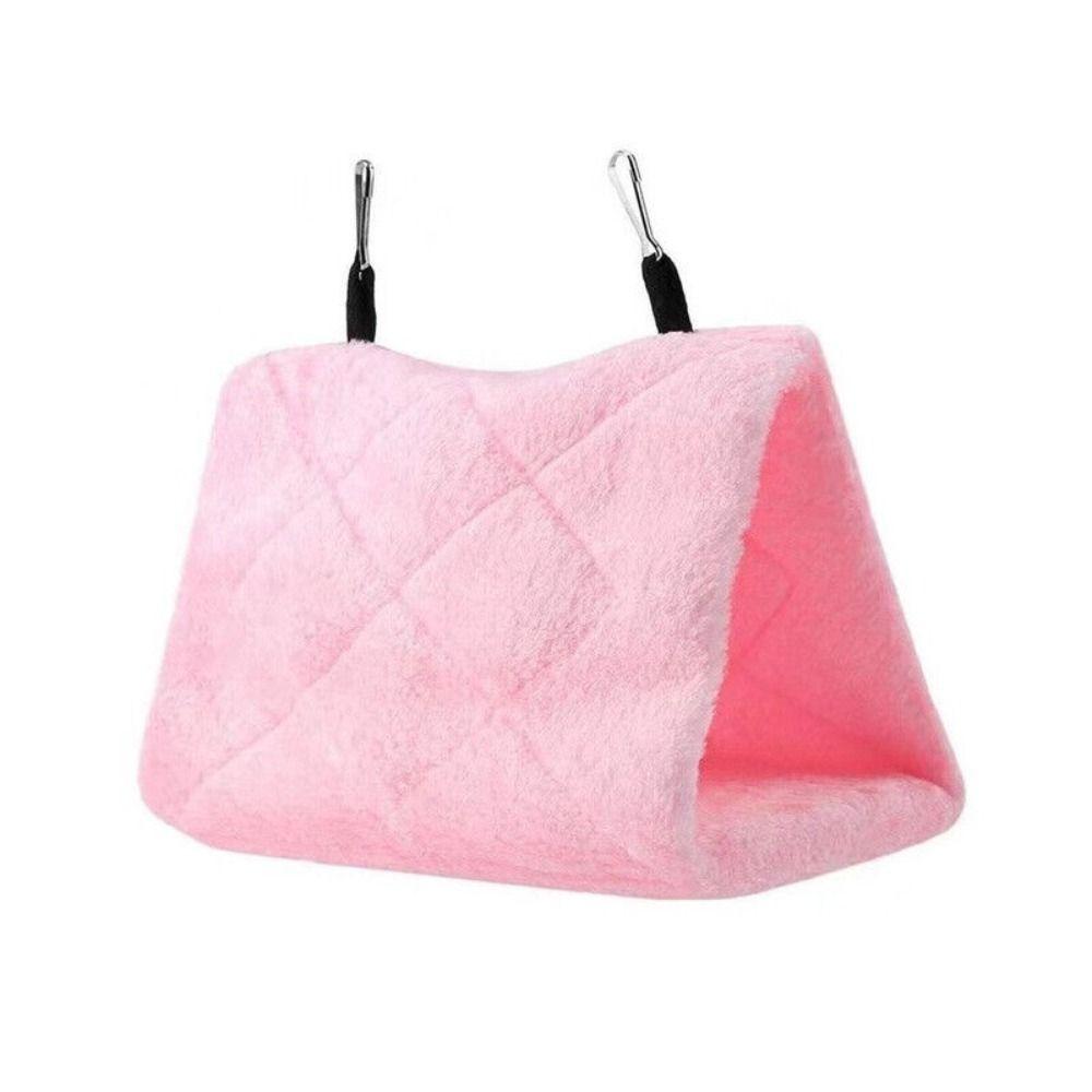 Спящая счастливая плюшевая птичья хижина, игрушка, подвесная пещера, кровать, гамак для домашних животных, палатка для попугая, треугольное гнездо