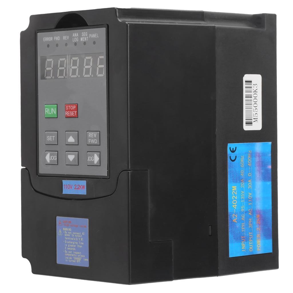 Частотный преобразователь 2.2kw однофазный вход AC95135V 3-фазный выход AC110V A24022M