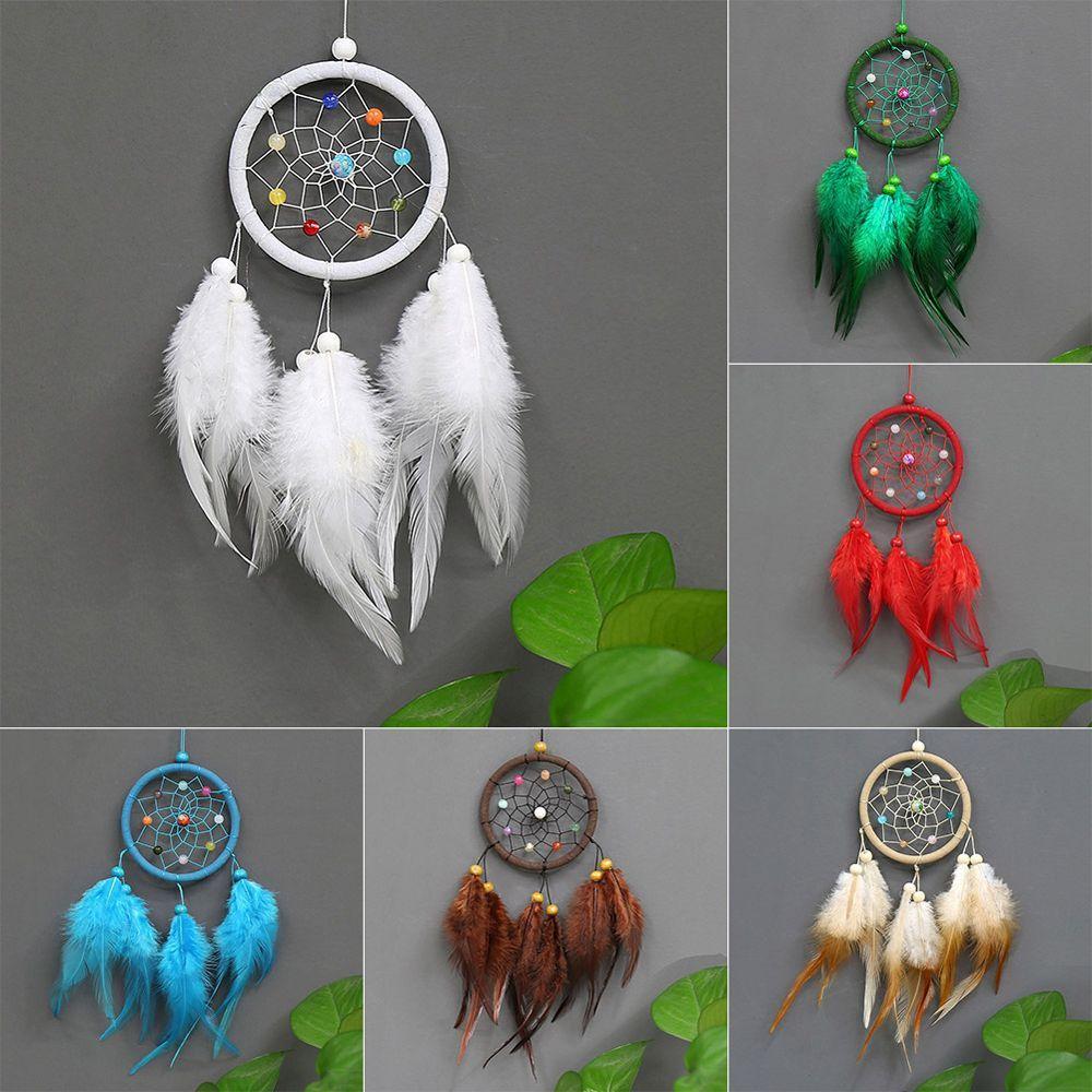 Ornament Feather Dreamcatcher Car Pendant Wind Chimes Dream Catcher Car Hanging Hanging Ornaments