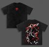 Blood Chain Ichigo Kurosaki BLEACH T-shirt Anime Vintage Washed Oversized T Shirt Short Sleeve Casual Loose Cotton High Quality Female Male Clothing