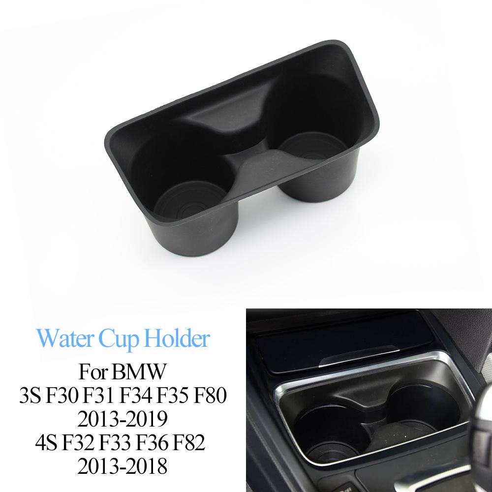 Car Console Water Cup holder Cover Trim Storage Tray Insert Cabinet For BMW 3 4 Series M3 M4 F30 F31 F34 F35 F80 F32 F33 F36 F82