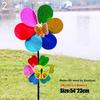 Garden Plastic Wind Spinners DIY Wind Spinners Layout Pinwheels Toys Colorful Sunflower Windmills