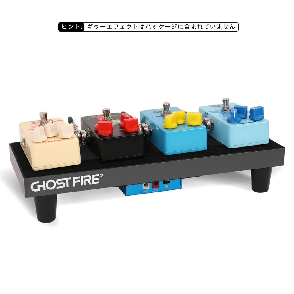 GHOSTFIRE Guitar Effects Pedal Aluminum Velcro with Carrying S Series Ultra-Lightweight Board, Alloy, Closure, Bag, SPL-01