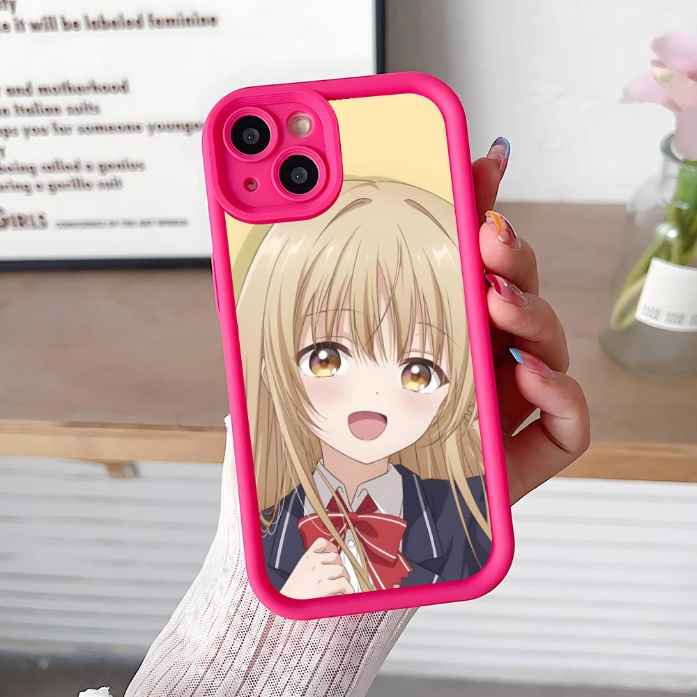 Чехол для телефона Angel Mahiru Shina для iPhone 17 16 15 14 13 12 11 Air Pro Max Plus Красный Мягкий ТПУ Ударопрочный Чехол