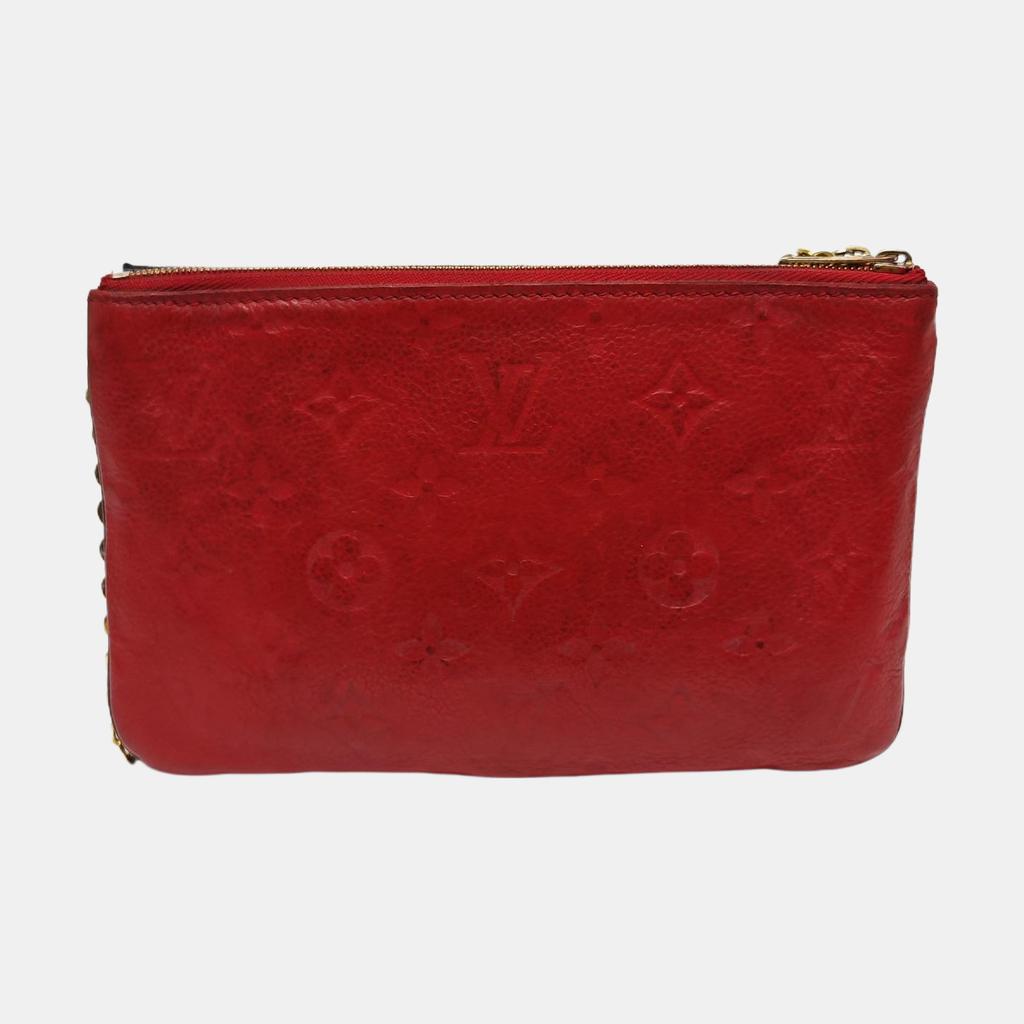[Pre-Owned] Fashion Zipper Closure Leather Shoulder Bag - Good #HPSDXU