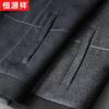 Hengyuanxiang Мужская куртка из смесовой шерсти с бейсбольным воротником